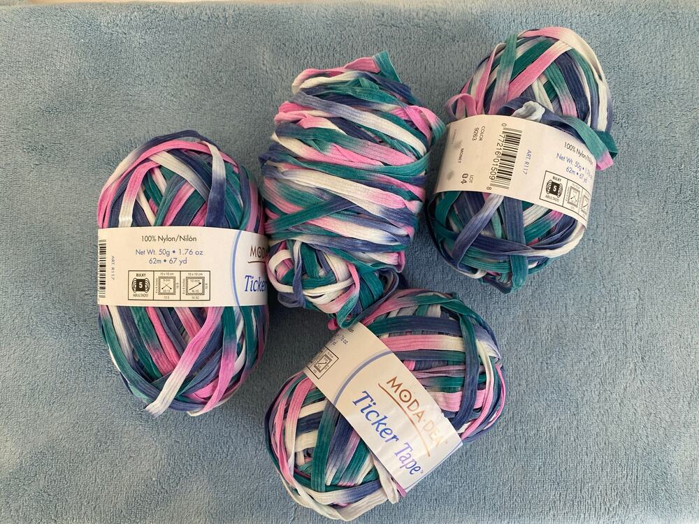 Ticker Tape Yarn from Moda Dea, Monet